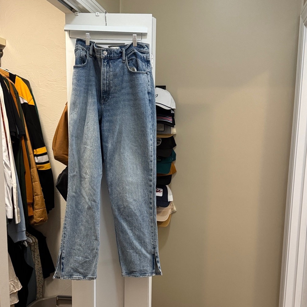 Abercrombie & Fitch Light Blue Straight Leg Jeans